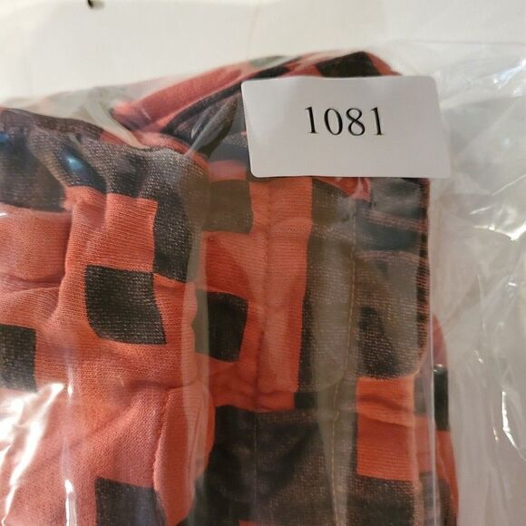 Trukfit Shorts Mens 3XL Orange Fleece Trippy Geometric Skateboard Lil Tommy - Picture 11 of 11